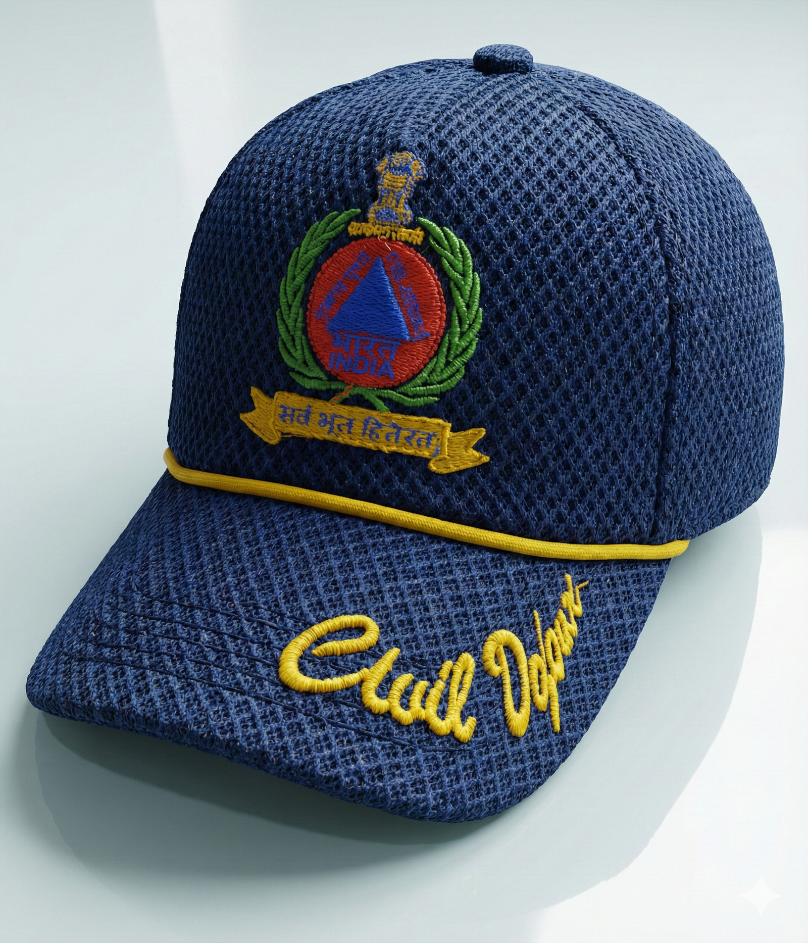 Civil Defence Embroidered Cap