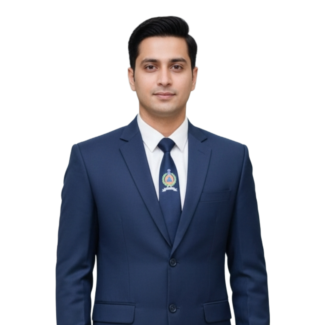Civil Defence Navy Blue Embroidered Tie – 60 Inch