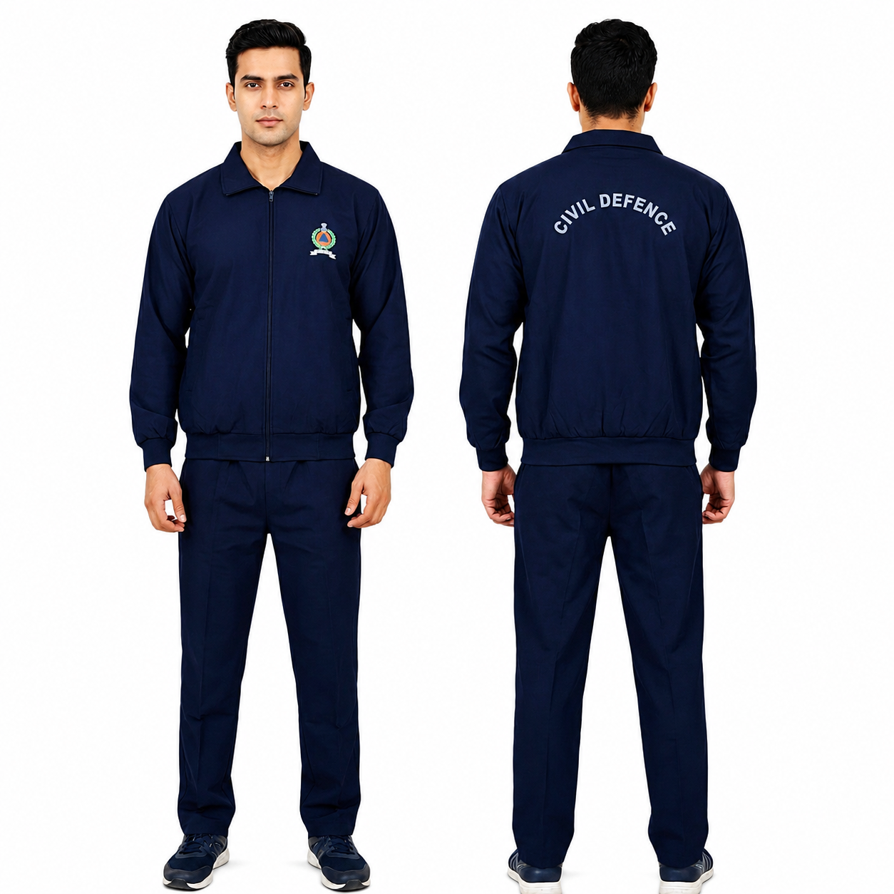 Civil Defence Navy Heavy Licra Track suit
